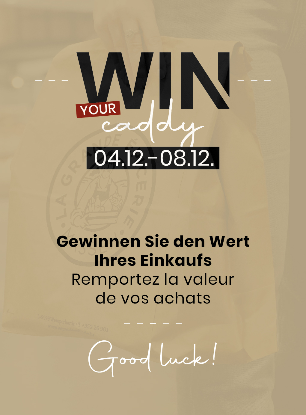 Win your caddy